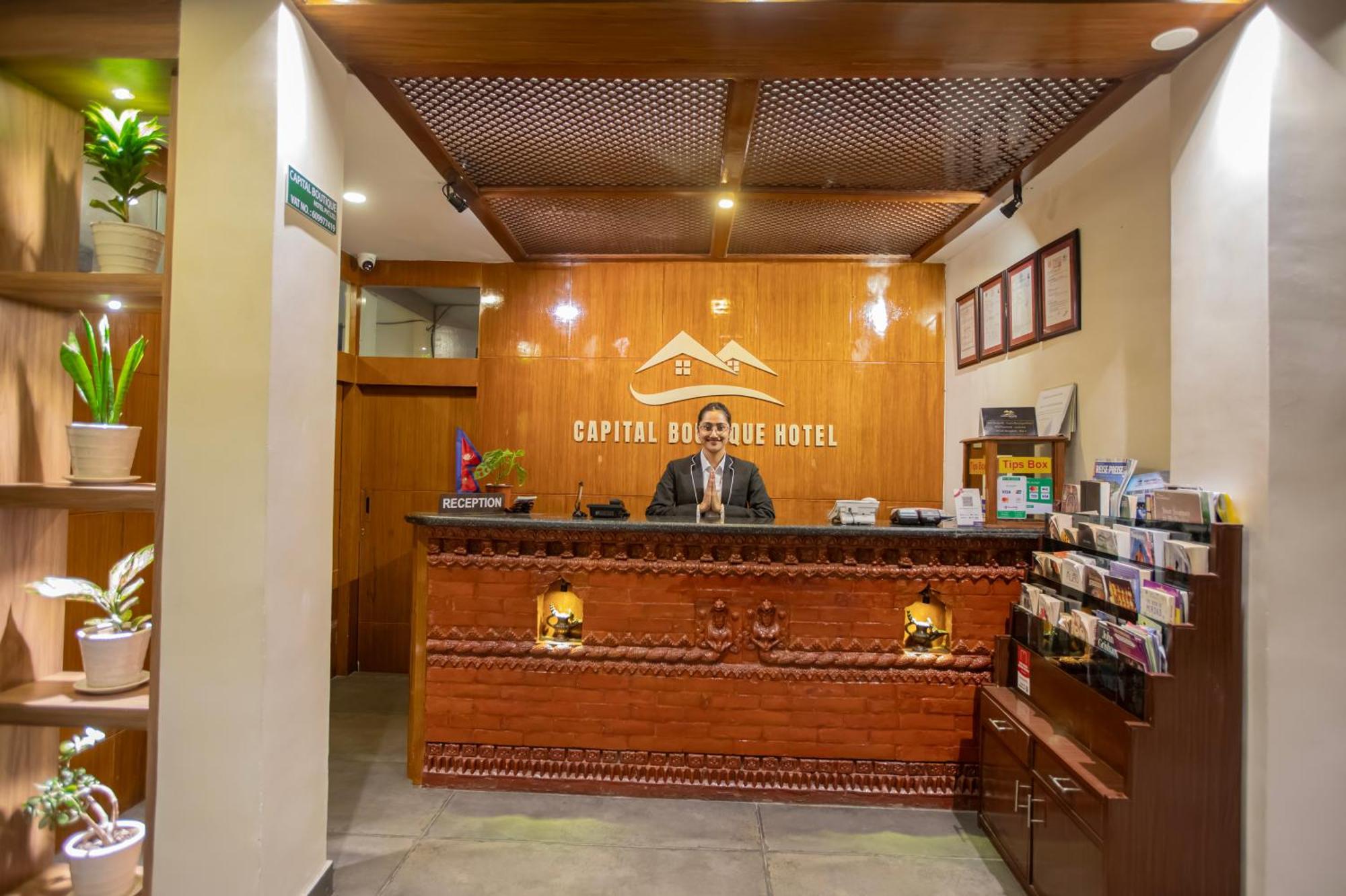 Capital Boutique Hotel Kathmandu Exteriör bild